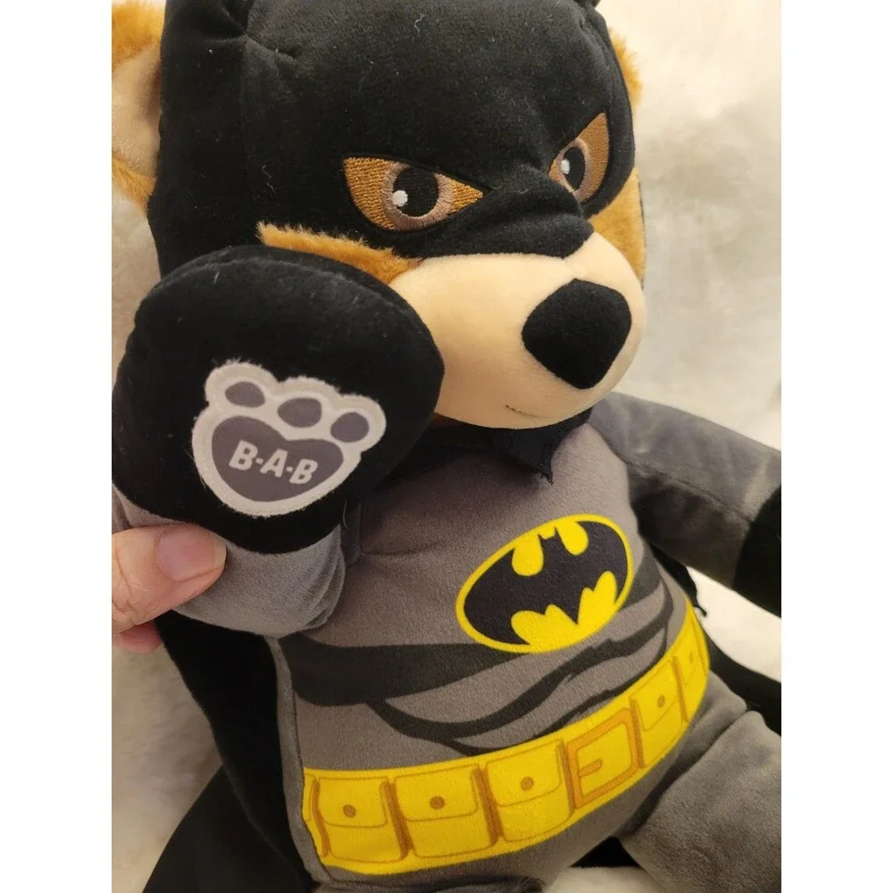 RARE Build-A-Bear Batman Teddy Bear Plush with Cape Retired